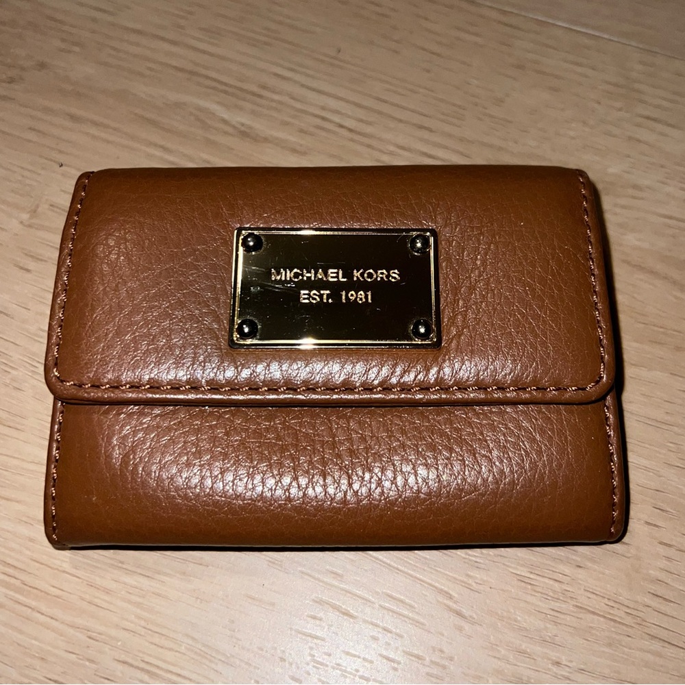 Michael Kors Tan Leather Wallet